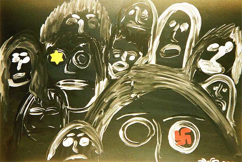 1987-07-Anklage-1-oder-wer-ist-heute-der-Jude-68x48cm