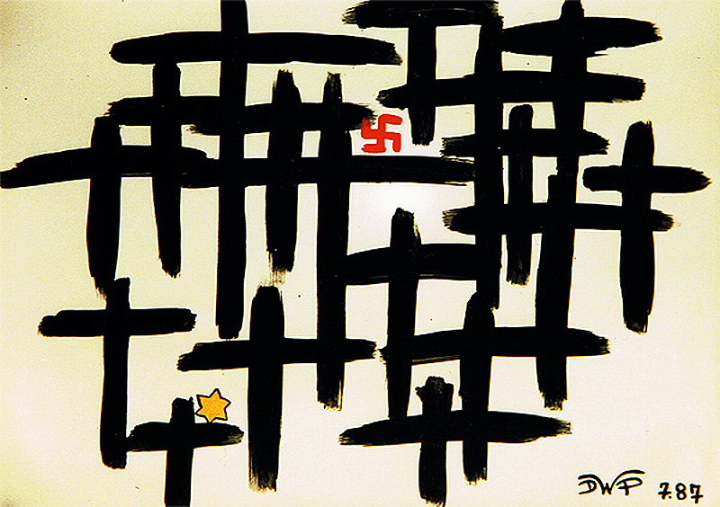 1987-07-Anklage-2-oder-wer-ist-der-Nazi-im-Massengrab-66x50cm