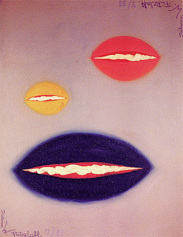 1988-07-Oeffnungen-1-Bitte-nicht-fuettern-Dispersion-auf-Schaumstoff-81,5x103cm