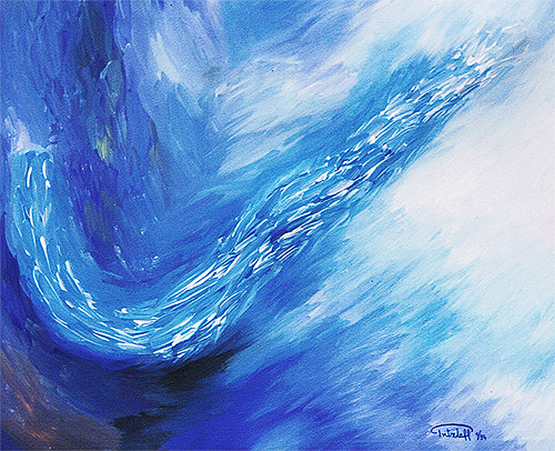 1994-01-Blau-1-vorherFels2Rot-Dispersion-und-Acryl-auf-Leinen-ueber-Schaumstoff-und-Holz-100x86cm