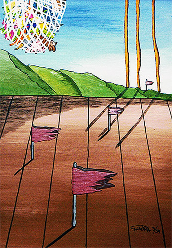 1994-09-Ein-guter-Fang-Acryl-und-Dispersion-auf-Malkarton-38x53cm